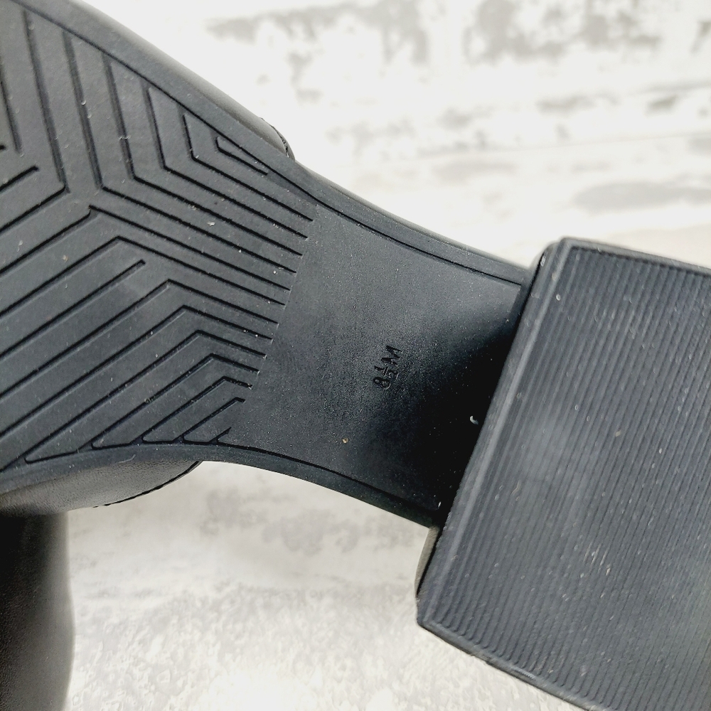 Abound Black Slide Block Heel Sandals - Picture 9 of 10